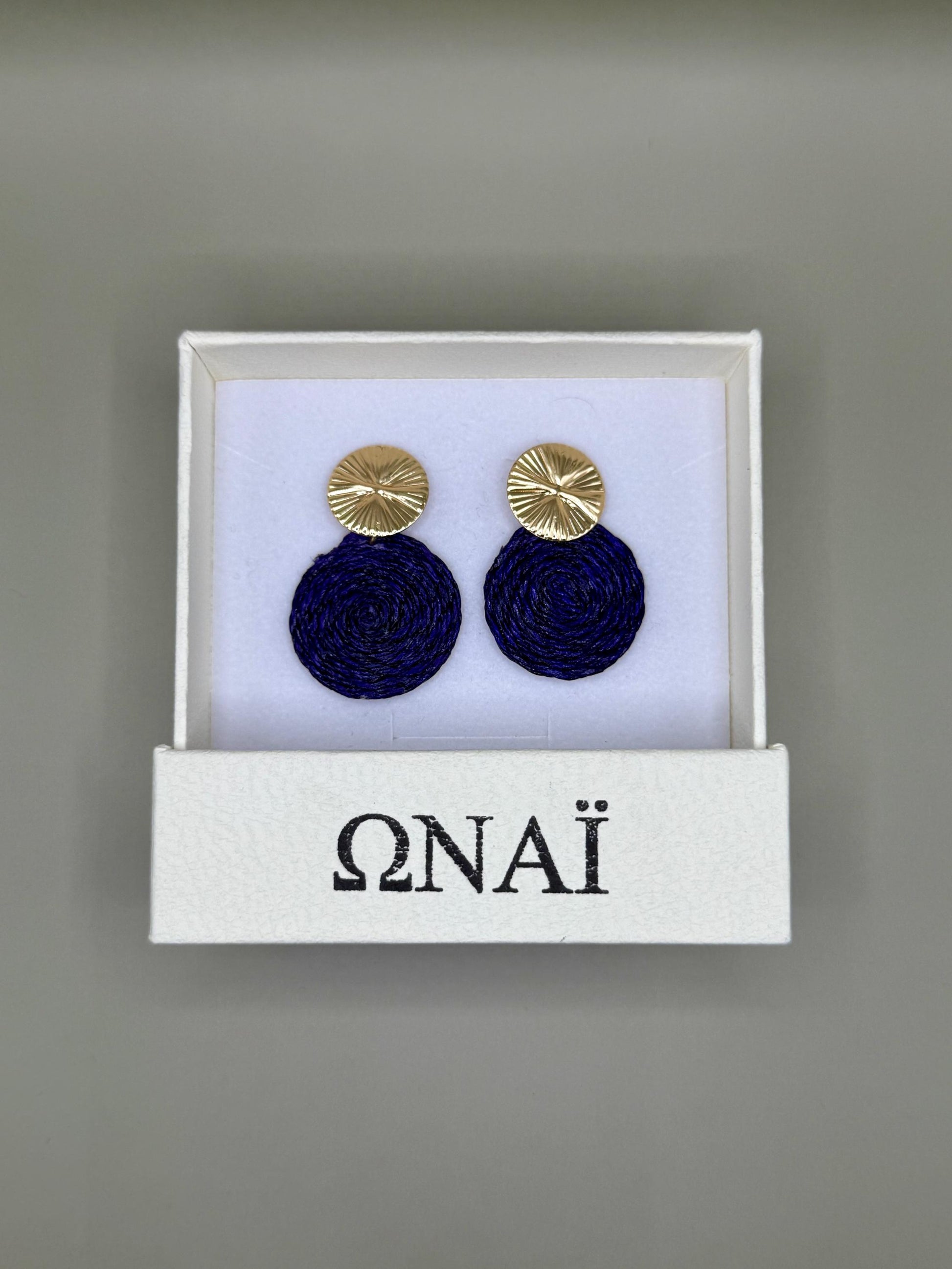 Earrings Guatapé in Dark blue