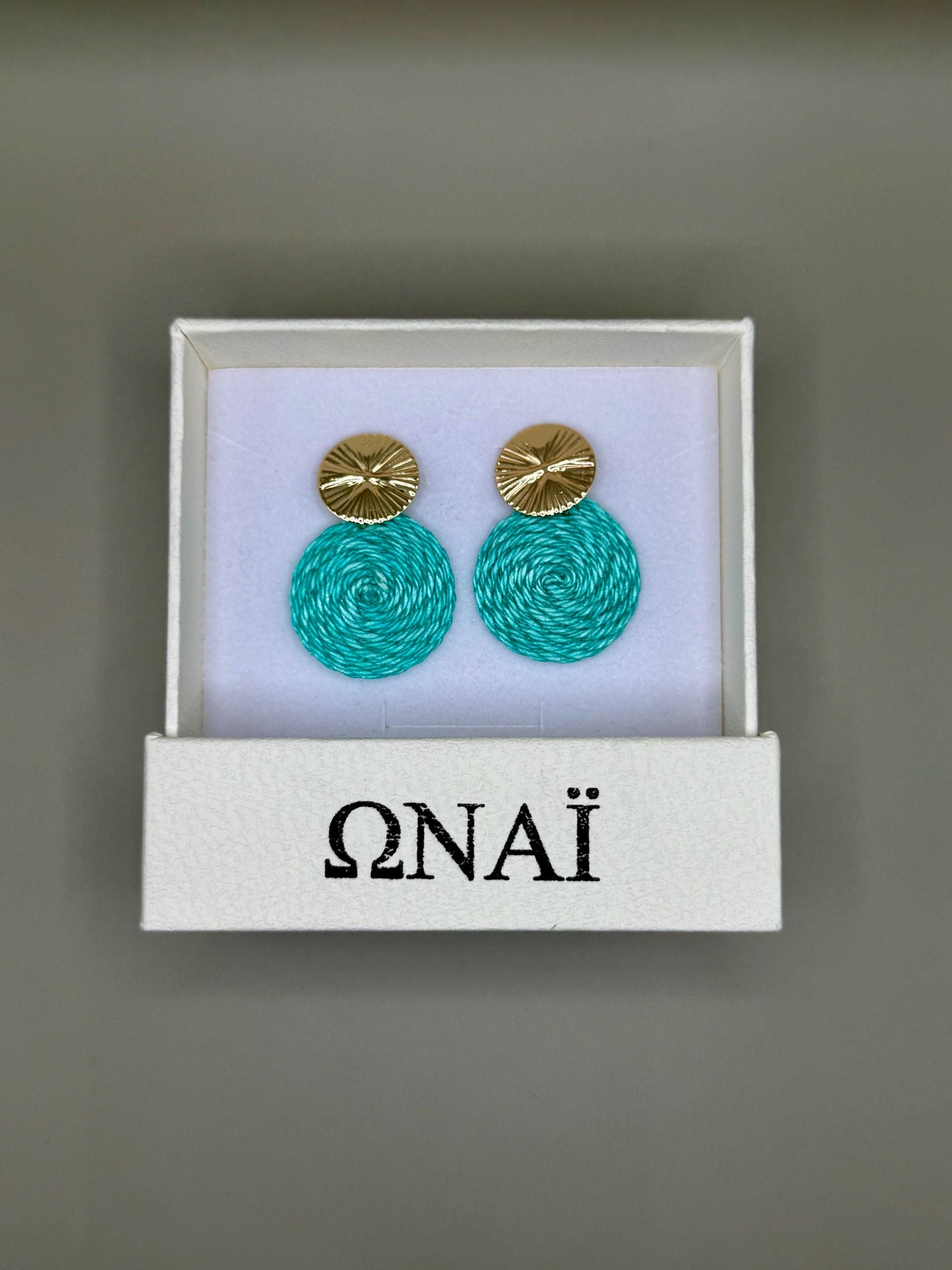 Earrings Guatapé in Turquoise