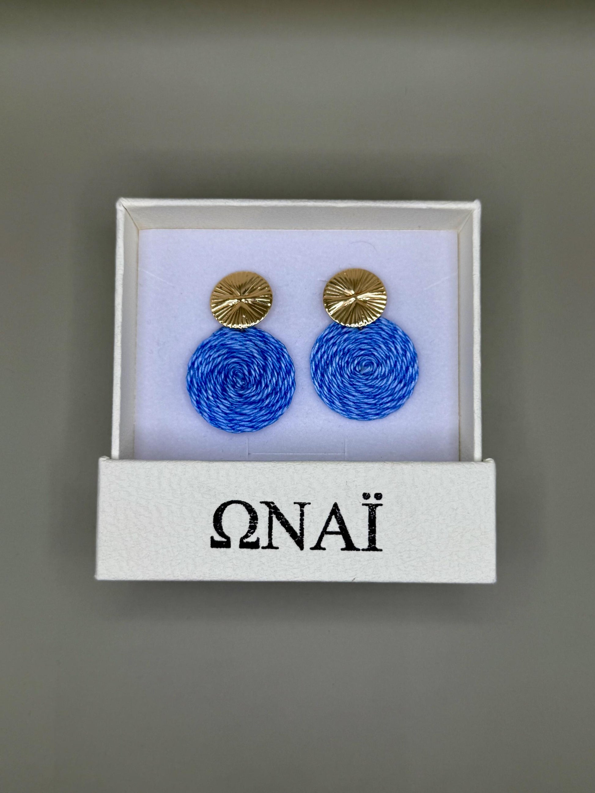 Earrings Guatapé in Blue