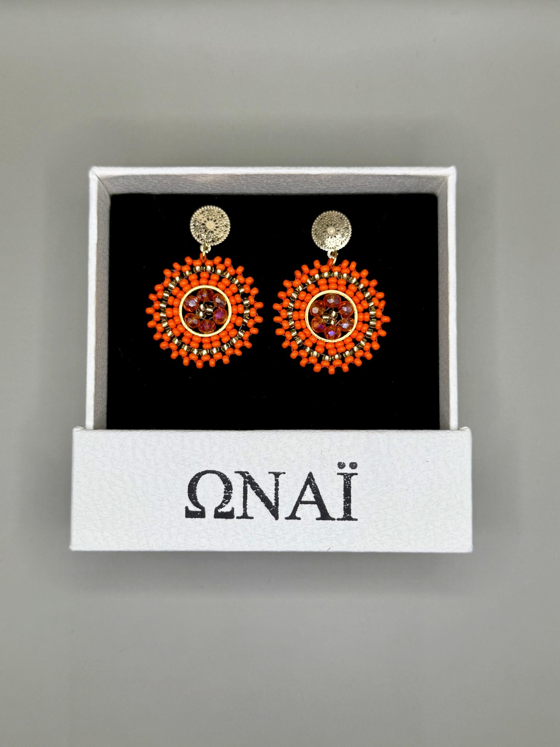 Earrings Manila in Orange