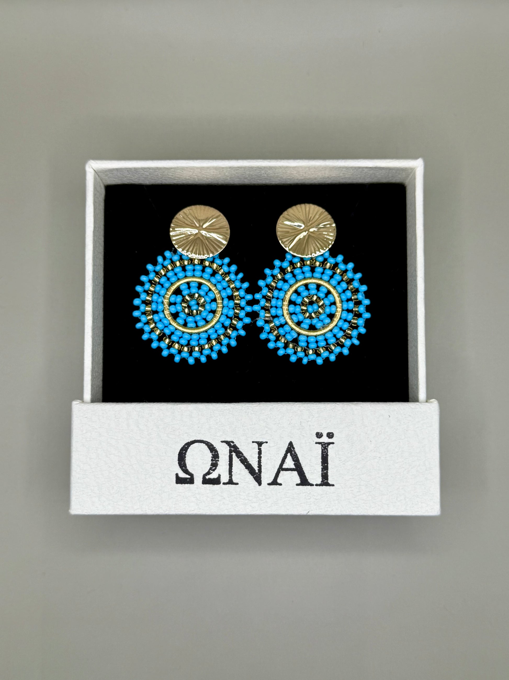 Earrings Manila in Blue