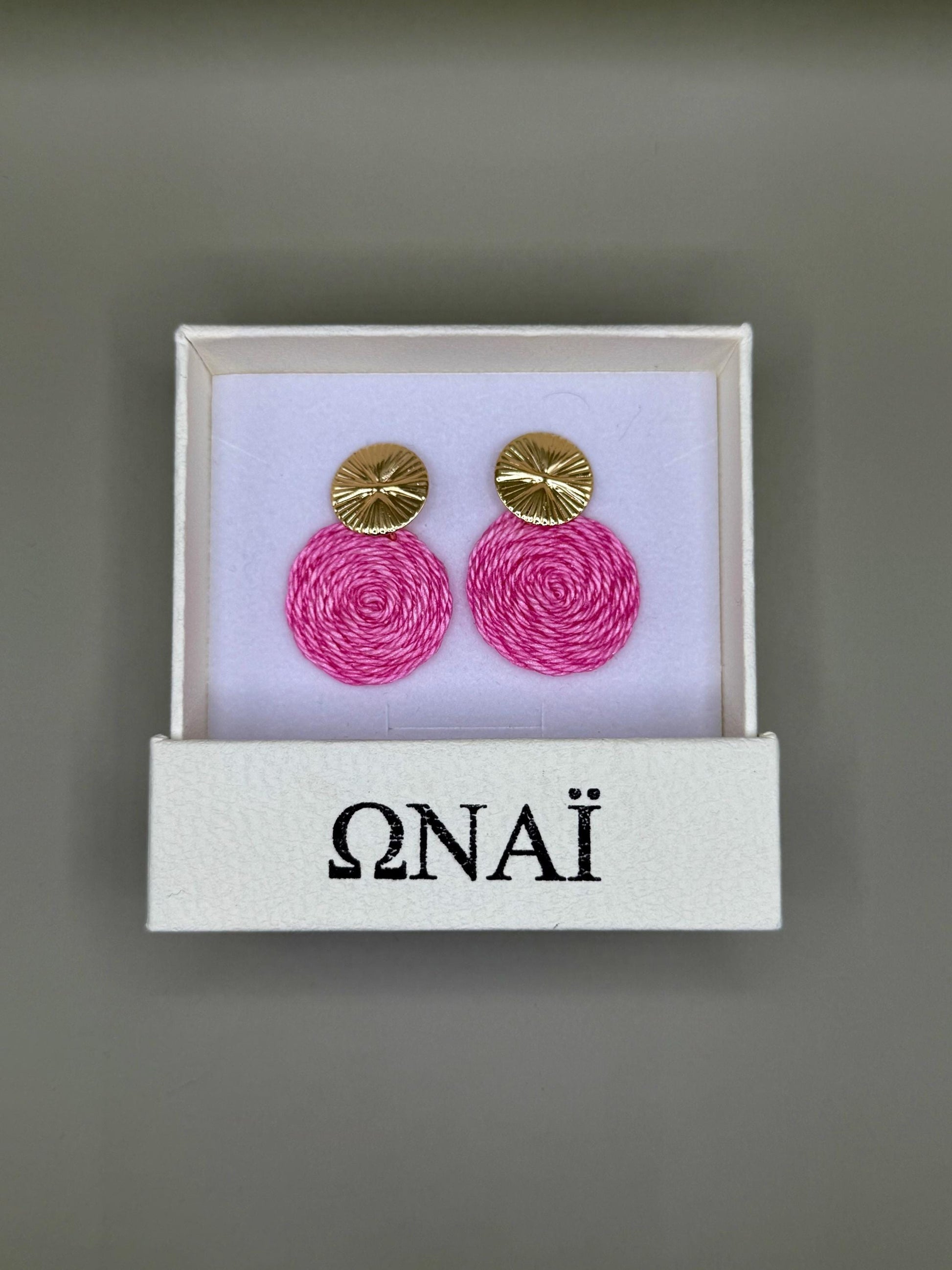 Earrings Guatapé in Pink