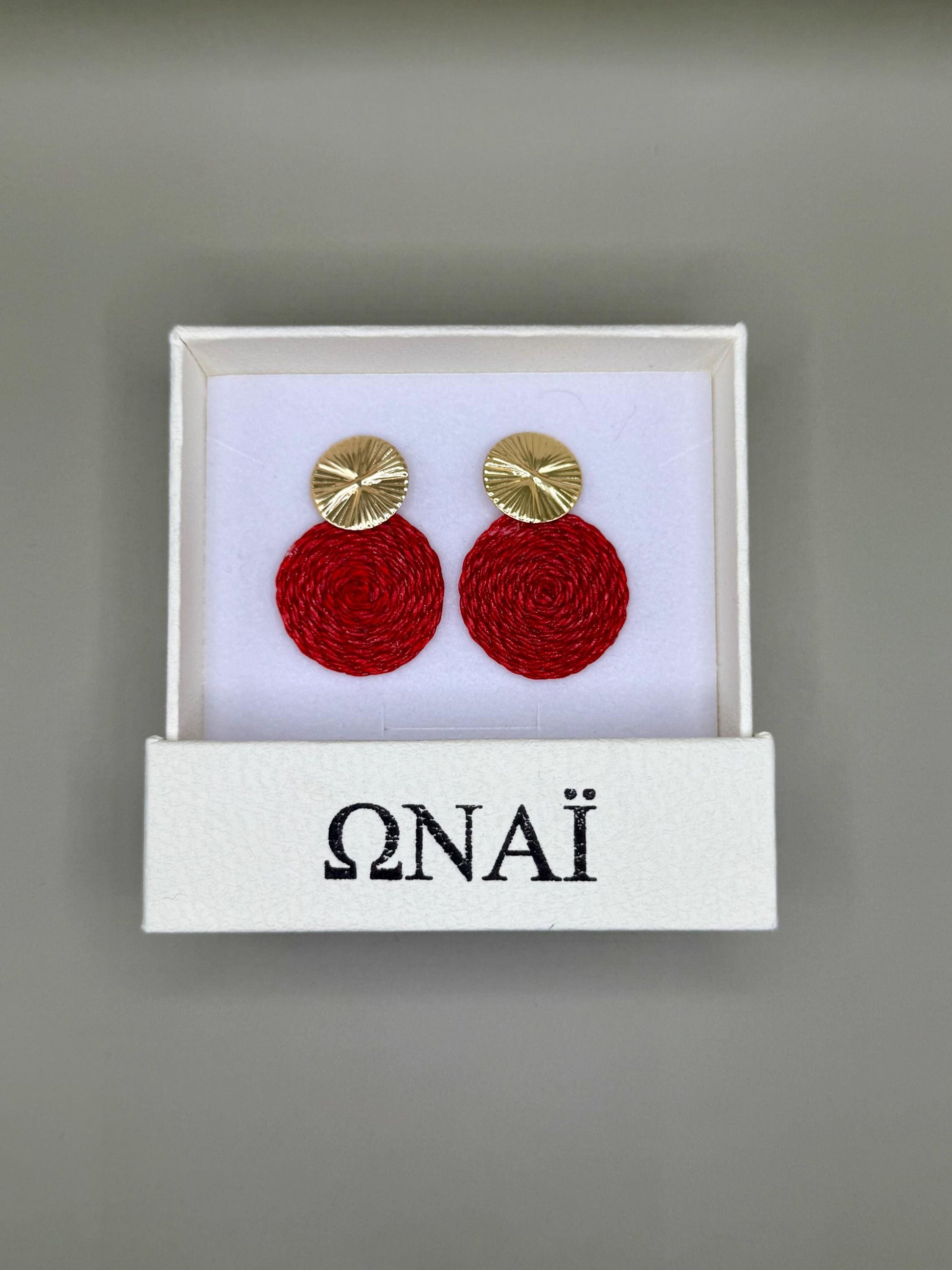 Earrings Guatapé in Red