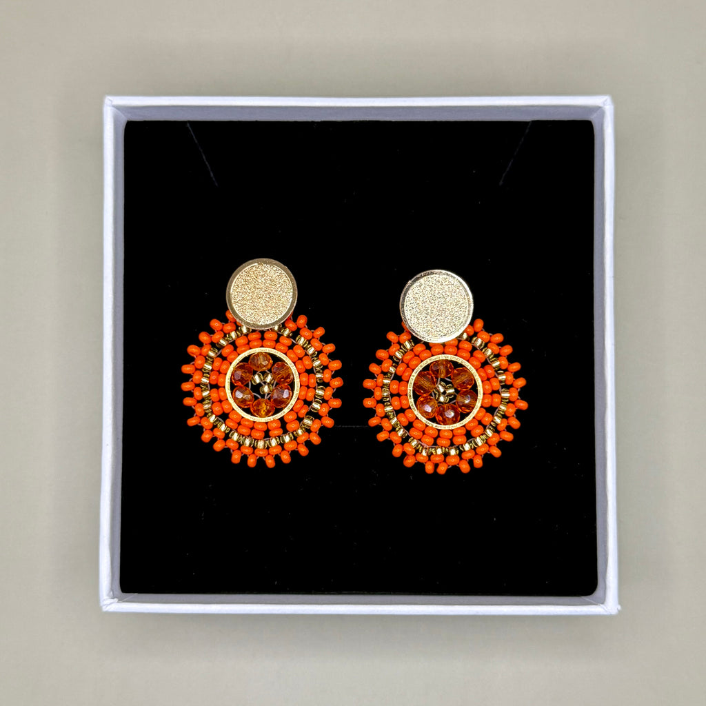 Earrings Manila in Orange