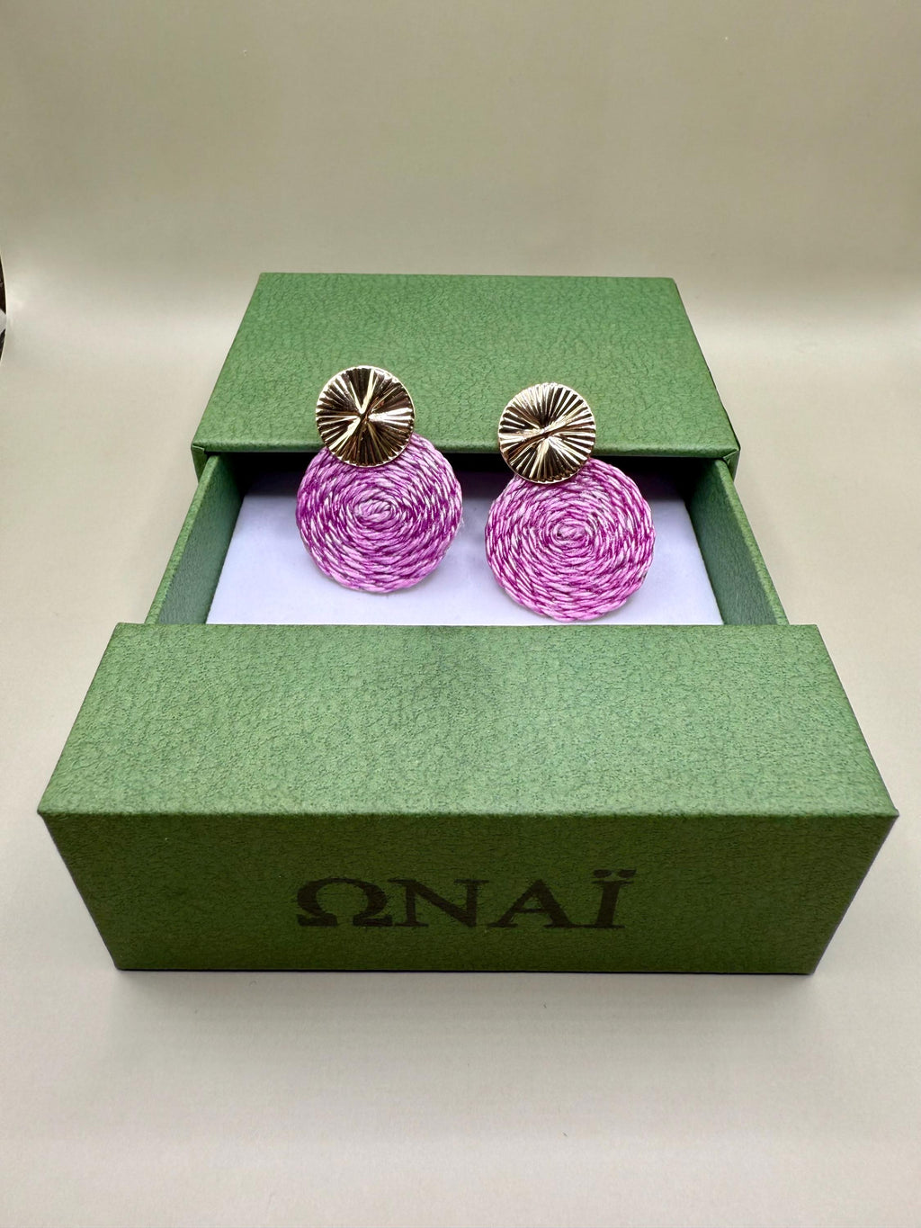 Earrings Guatapé in Orchid