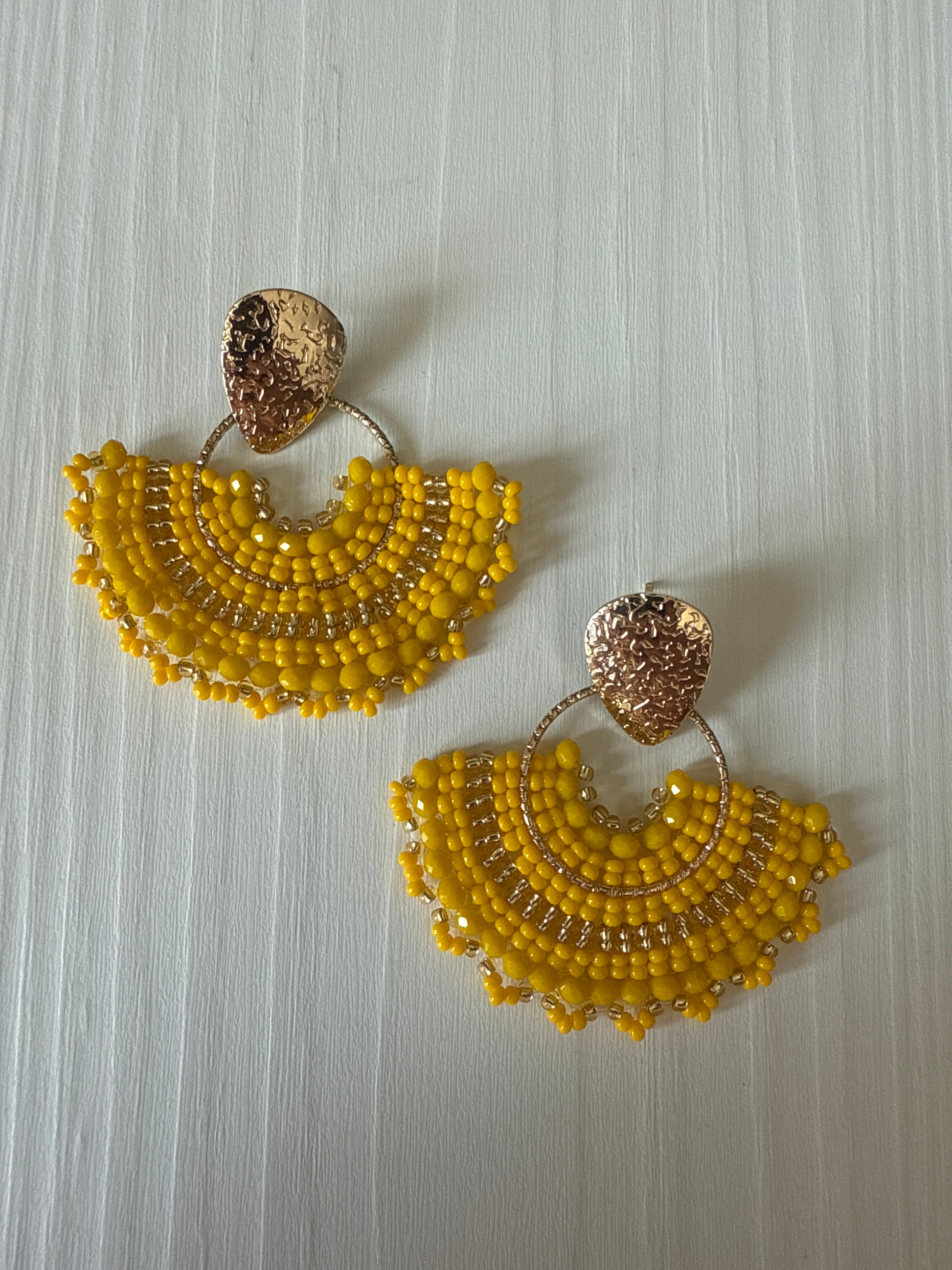 Earrings Cali in Yellow
