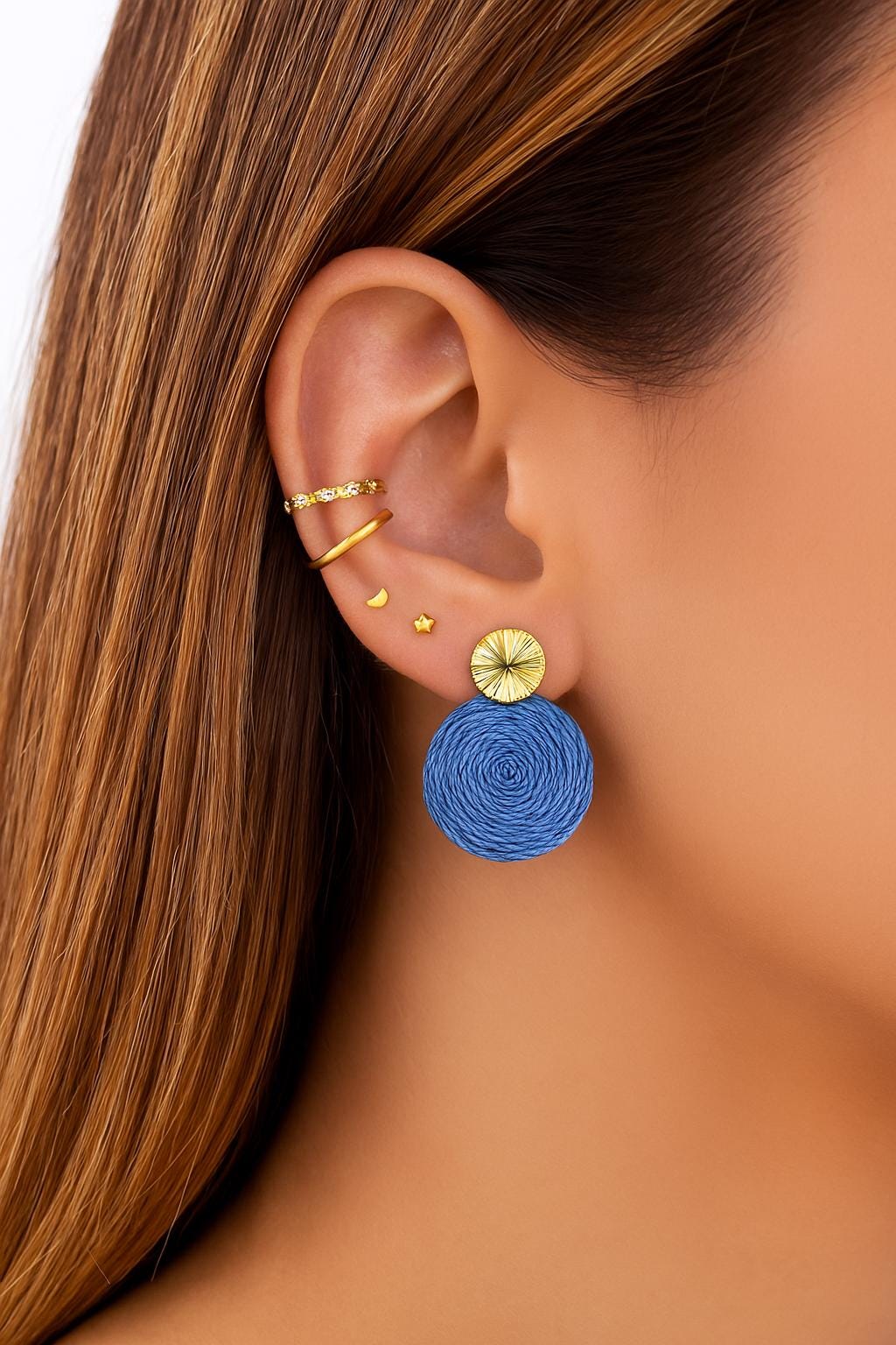Earrings Guatapé in Blue