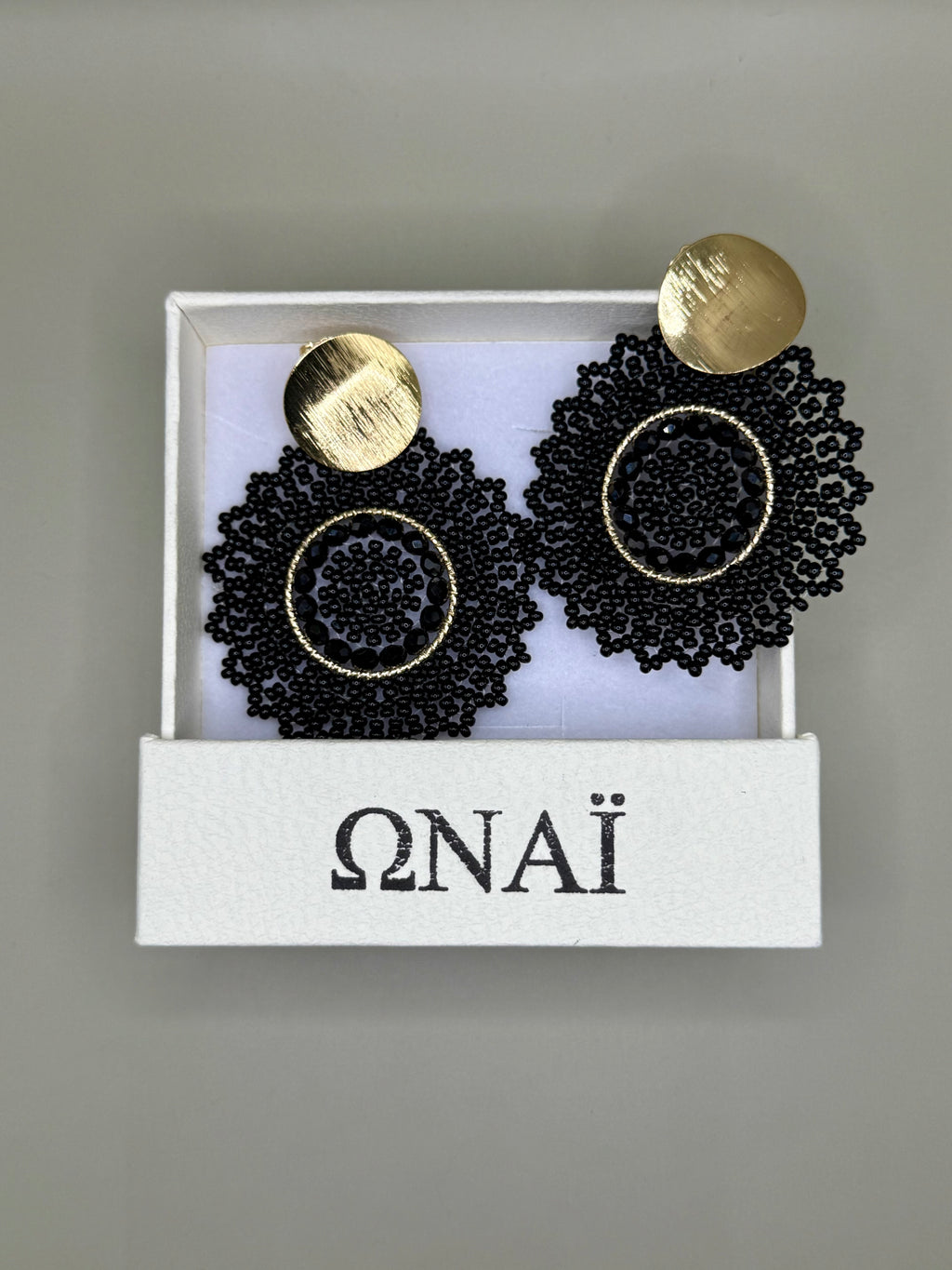 Earrings Manila in Black