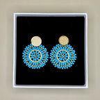 Earrings Manila in Light Blue