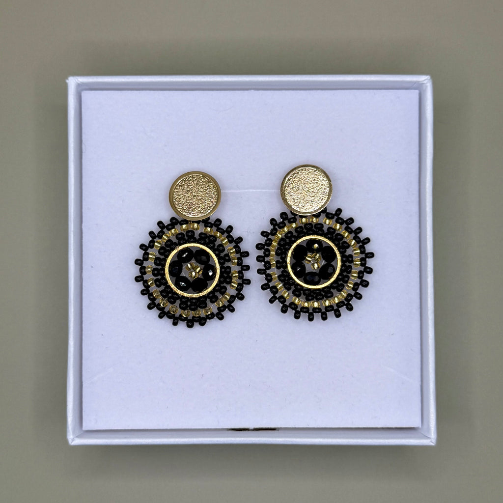 Earrings Manila in Black