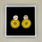 Earrings Manila in Yellow