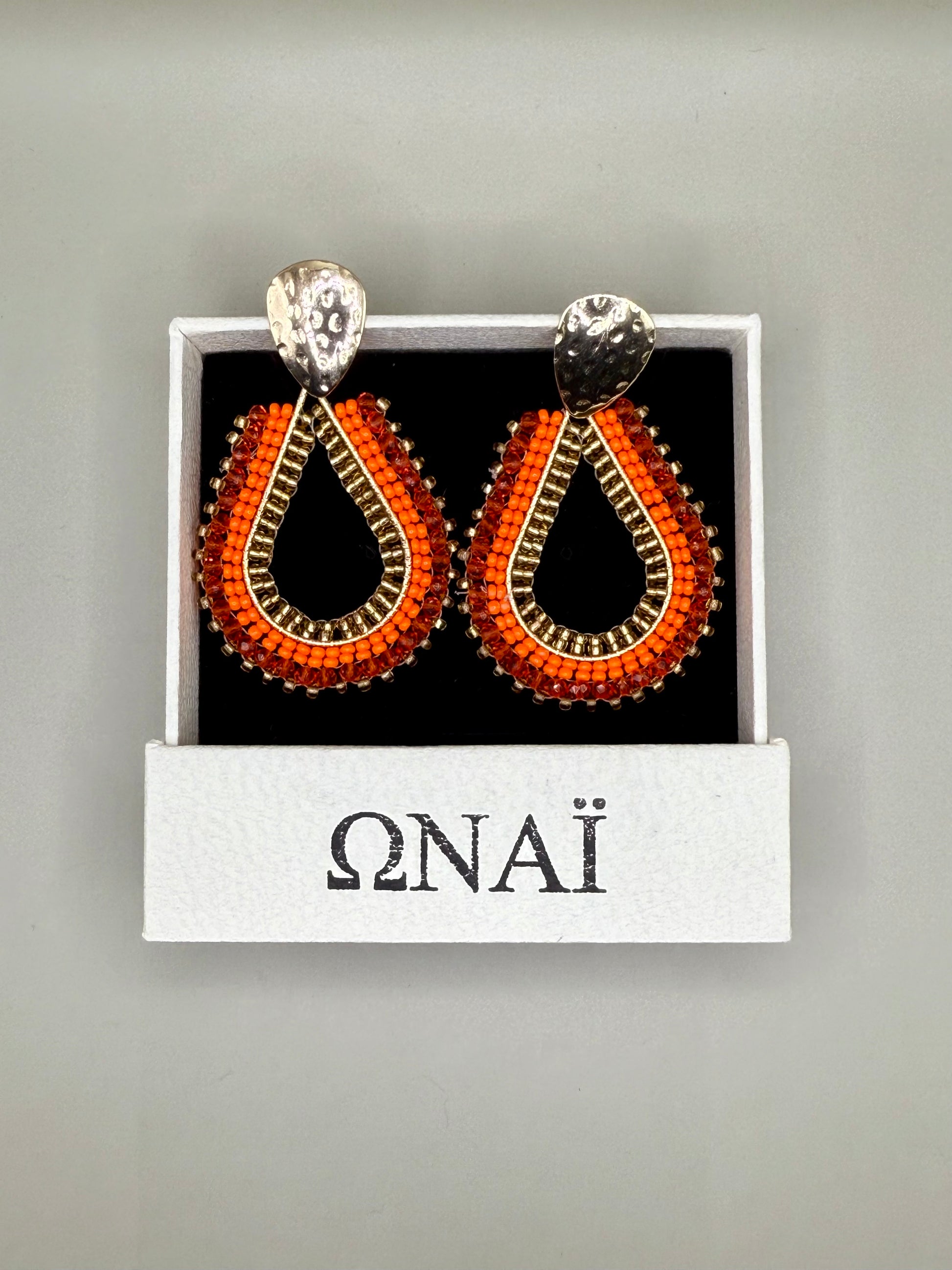 Earrings Cali in Orange