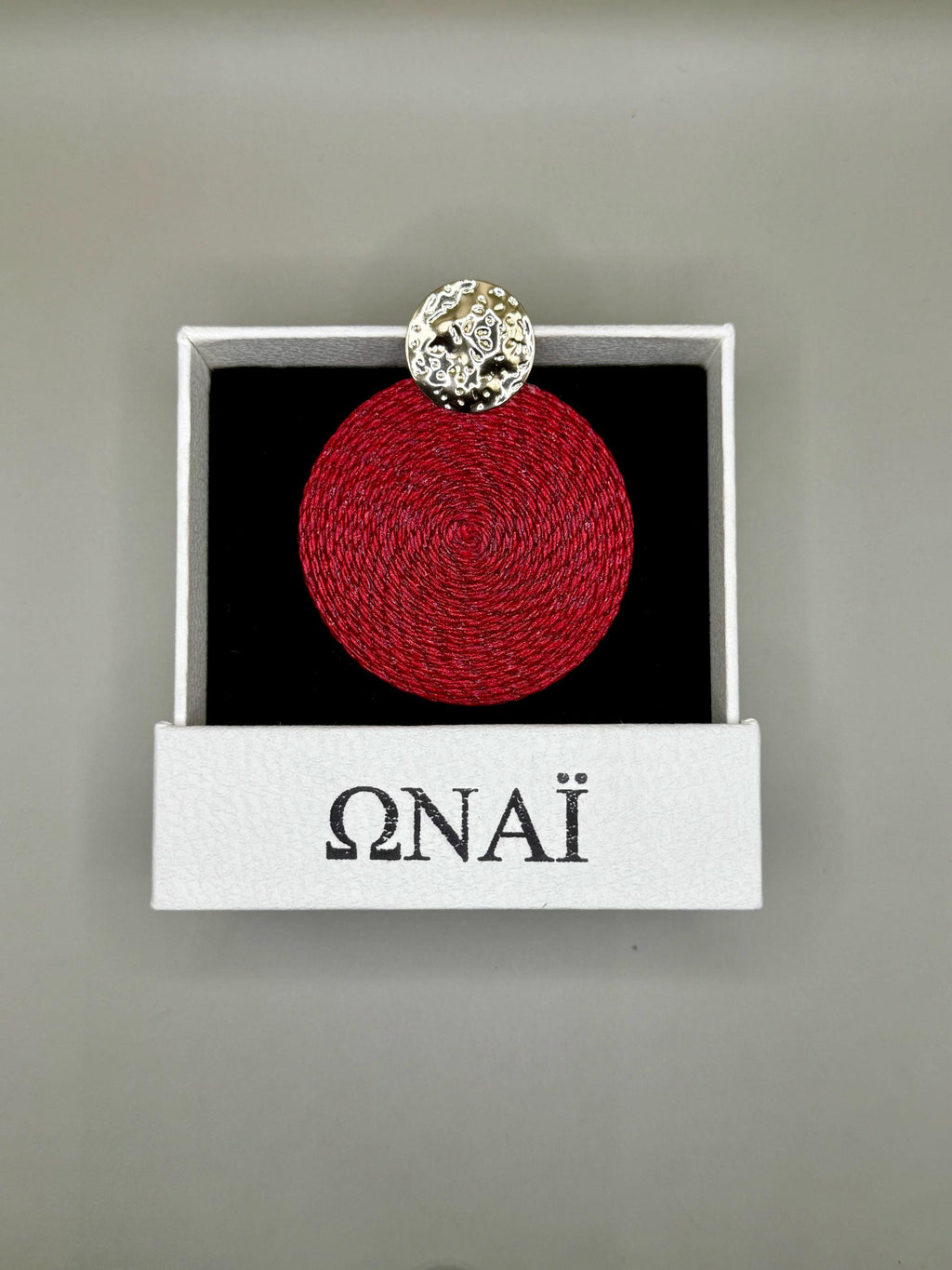 Earrings Cartagena in Dark Red