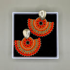 Earrings Cali in Orange