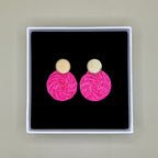 Earrings Guatapé in Pink