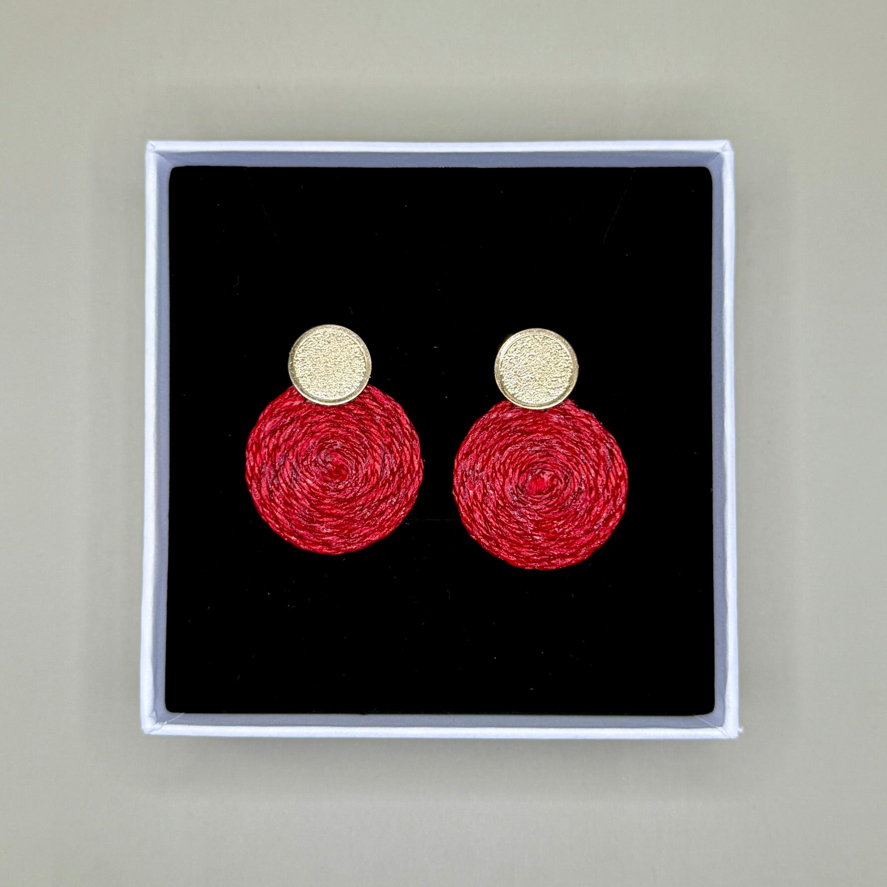 Earrings Guatapé in Red