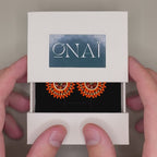 Earrings Manila in Orange