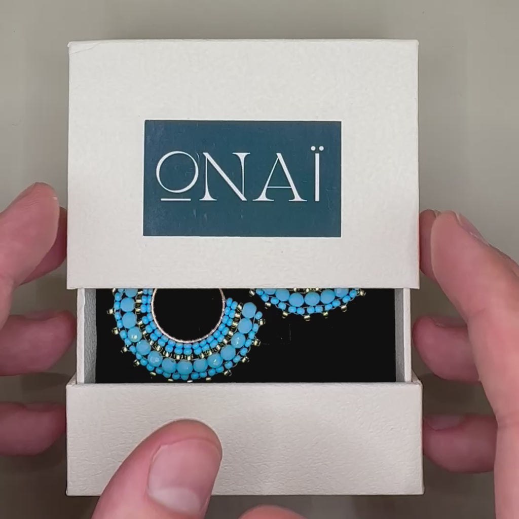 Earrings Cali in Blue