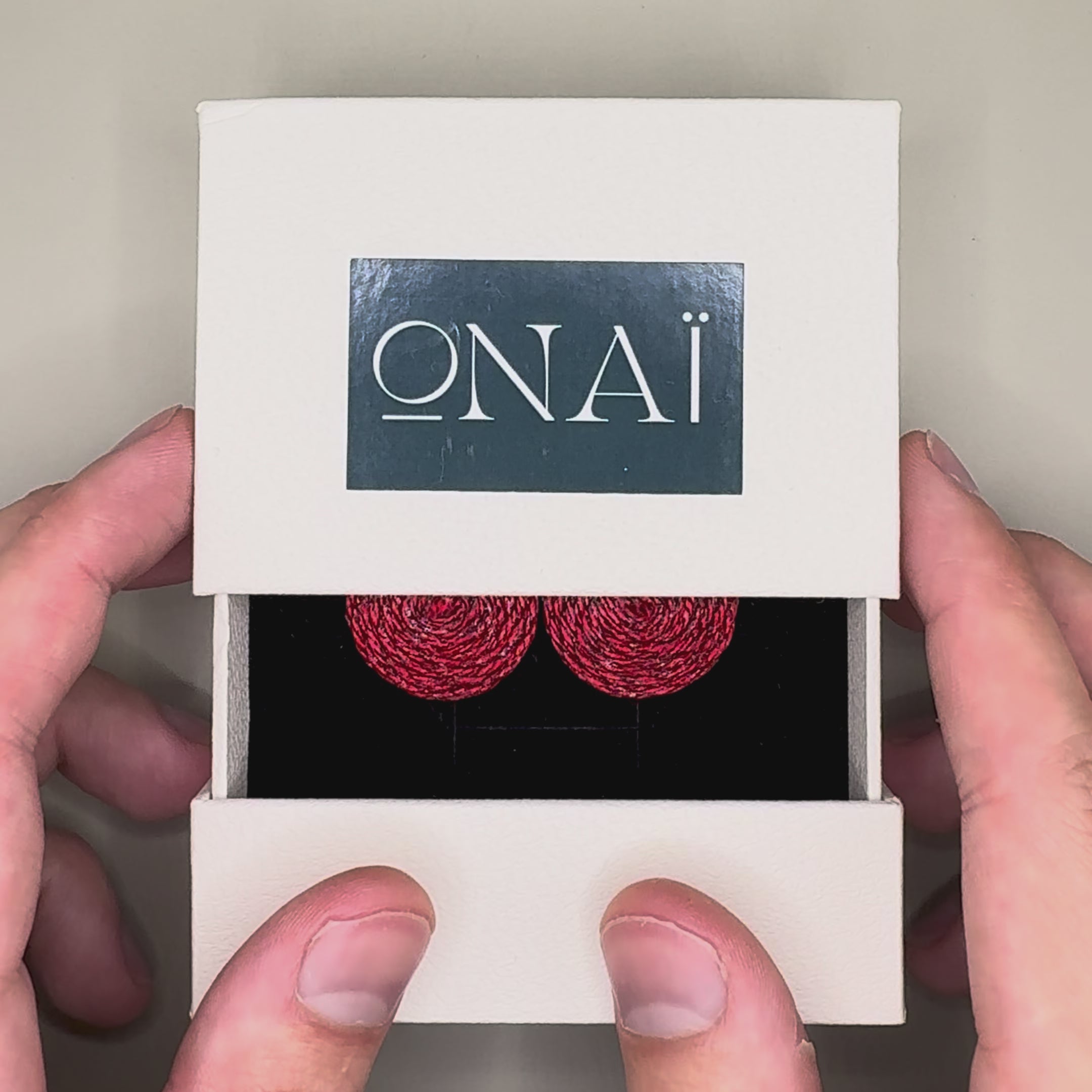 Earrings Guatapé in Red